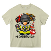 Mossy truck driver life gnome Heavy Core Tee - BarkalooDesign
