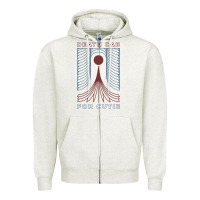 Oatmeal Heather death cab for cutie Zipper Hoodie - DesignPulse
