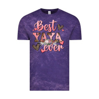 Cloud Purple best yaya ever mother's day Vintage Tee - CowGirlArtShop