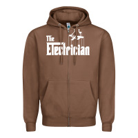 Chestnut the electrician the godfather parody design hipste Zipper Hoodie - PixelWave