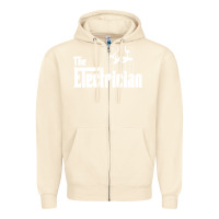 Sandshell the electrician the godfather parody design hipste Zipper Hoodie - PixelWave