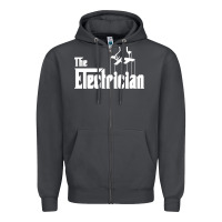 Smoke the electrician the godfather parody design hipste Zipper Hoodie - PixelWave