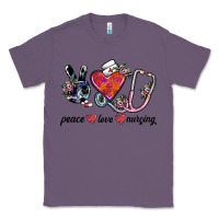 Lavender peace love nursing Classic Tee - SublimationCraftShop