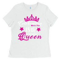 White Celebrating With the 18th Birthday Queen Ladies Tee - Bettercallsaul