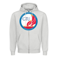 Dove Grey graduate, theological, education (GTU) Zipper Hoodie - PixelWave