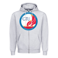 Heather Grey graduate, theological, education (GTU) Zipper Hoodie - PixelWave