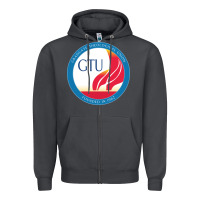 Smoke graduate, theological, education (GTU) Zipper Hoodie - PixelWave