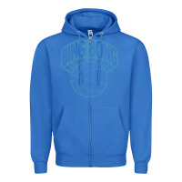 True Royal bing bong vintage distressed Zipper Hoodie - PixelWave