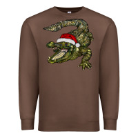 Chestnut Christmas alligator Premium Sweatshirt - BarkalooDesign
