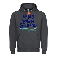 Smoke #long john silvers Zipper Hoodie - PixelWave