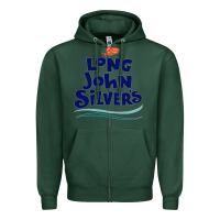 Sports Green #long john silvers Zipper Hoodie - PixelWave