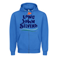 True Royal #long john silvers Zipper Hoodie - PixelWave