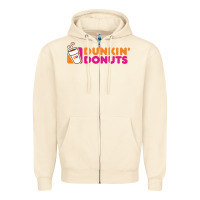Sandshell Dunkin'donuts Zipper Hoodie - PixelWave