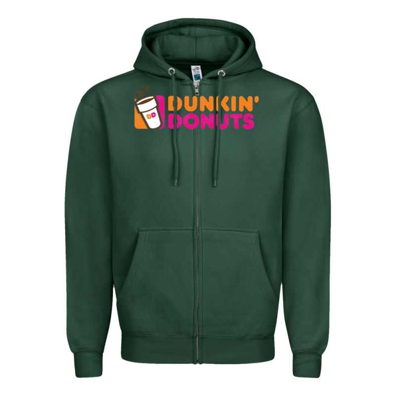 Dunkin'donuts Zipper Hoodie by PixelWave | Teevron