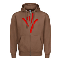Chestnut asl (american sign language) tshirt  i love you classic Zipper Hoodie - PixelWave