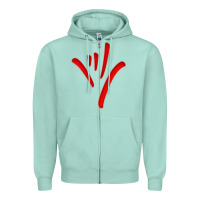 Seafoam asl (american sign language) tshirt  i love you classic Zipper Hoodie - PixelWave