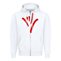 White asl (american sign language) tshirt  i love you classic Zipper Hoodie - PixelWave