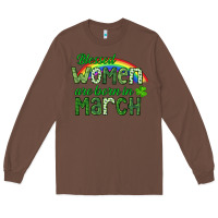 Chestnut Blessed women are born in March Long Sleeve Tee - CowGirlArtShop