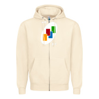 Sandshell Uno Card Game Draw Four Zipper Hoodie - PixelWave