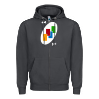 Smoke Uno Card Game Draw Four Zipper Hoodie - PixelWave