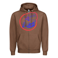 Chestnut cool whip vintage design   80s aesthetic Zipper Hoodie - PixelWave