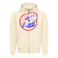 Sandshell cool whip vintage design   80s aesthetic Zipper Hoodie - PixelWave