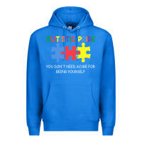 True Royal Autistic Pride Autism Awareness Premium Hoodie - CowhideDigitalArt