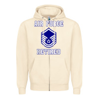 Sandshell military master sergeant air force retired t shirt Zipper Hoodie - PixelWave