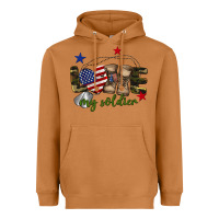 Meerkat Love My Soldier Heavyweight Hoodie - BarkalooDesign