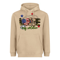 Mushroom Love My Soldier Heavyweight Hoodie - BarkalooDesign