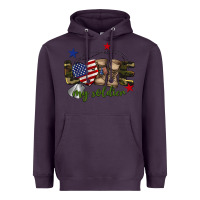 Plum Love My Soldier Heavyweight Hoodie - BarkalooDesign