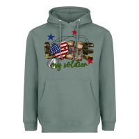 Sage Love My Soldier Heavyweight Hoodie - BarkalooDesign