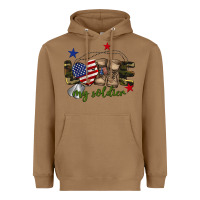 Love My Soldier Heavyweight Hoodie | Teevron