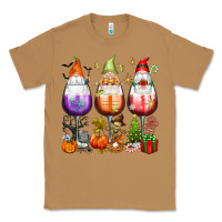 Toasted Coconut Hallothanksmas wine glasses and gnomes Classic Tee - texasbilliewilder
