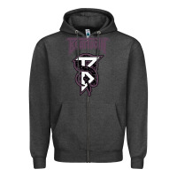 Charcoal Heather Beartooths Zipper Hoodie - PixelWave