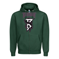 Sports Green Beartooths Zipper Hoodie - PixelWave