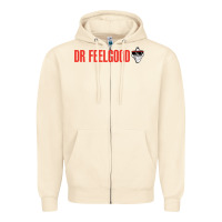 Sandshell Dr. Feelgood Zipper Hoodie - PixelWave