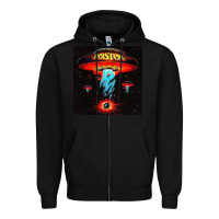 Black Boston Classic Zipper Hoodie - PixelWave