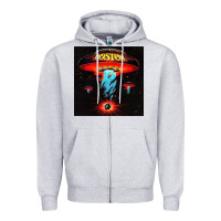 Heather Grey Boston Classic Zipper Hoodie - PixelWave