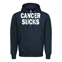 Cancer Sucks Zipper Hoodie | Teevron