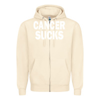 Sandshell cancer sucks Zipper Hoodie - PixelWave