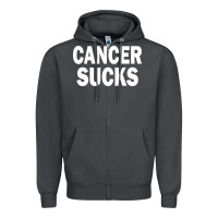 Smoke cancer sucks Zipper Hoodie - PixelWave