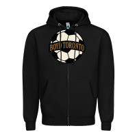 Black Boyd Toronto Soccer Zipper Hoodie - PixelWave