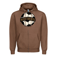Chestnut Boyd Toronto Soccer Zipper Hoodie - PixelWave