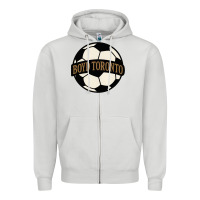 Dove Grey Boyd Toronto Soccer Zipper Hoodie - PixelWave
