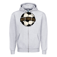Heather Grey Boyd Toronto Soccer Zipper Hoodie - PixelWave