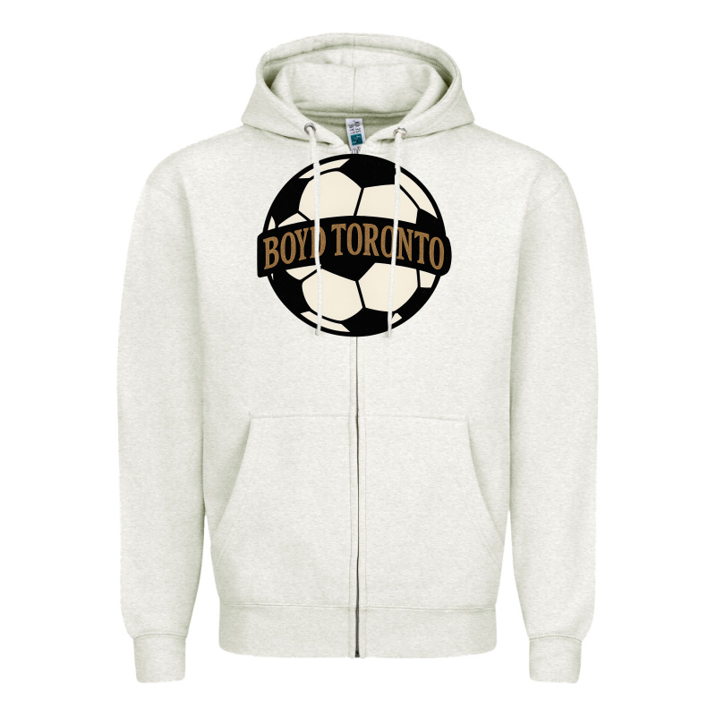 Boyd Toronto Soccer Zipper Hoodie by PixelWave | Teevron