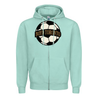 Seafoam Boyd Toronto Soccer Zipper Hoodie - PixelWave