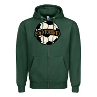 Sports Green Boyd Toronto Soccer Zipper Hoodie - PixelWave