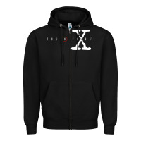 Black the x files [tb] Zipper Hoodie - PixelWave